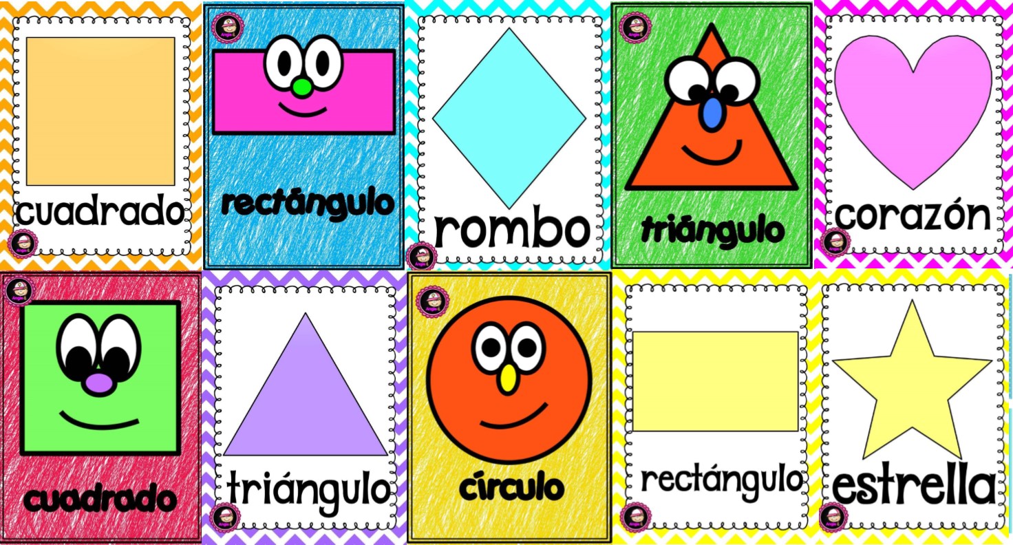 Figuras Geometricas Con Nombre En Español Para Niños De Primaria