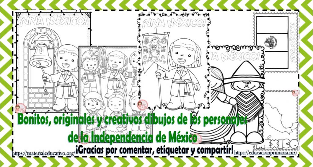 Bonitos, originales y creativos dibujos de los personajes de la  Independencia de México | Educación Primaria